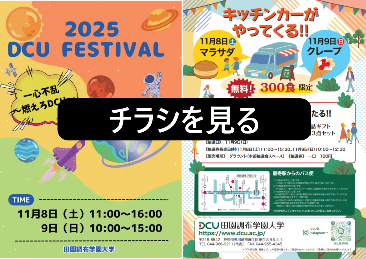 DCU祭ちらし
